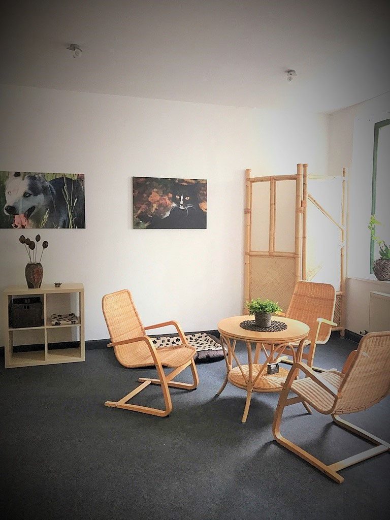 Gemütliche Sitzecke im Wartebereich